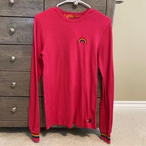 Aviator nation rainbow thermal long sleeve S